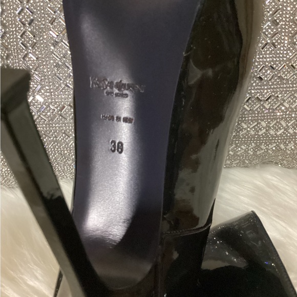 Authentic Saint Laurent black heels size 38 - Picture 9 of 11